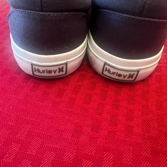 Hurley Men's Charcoal Canvas Sneakers - Picture 3 of 6